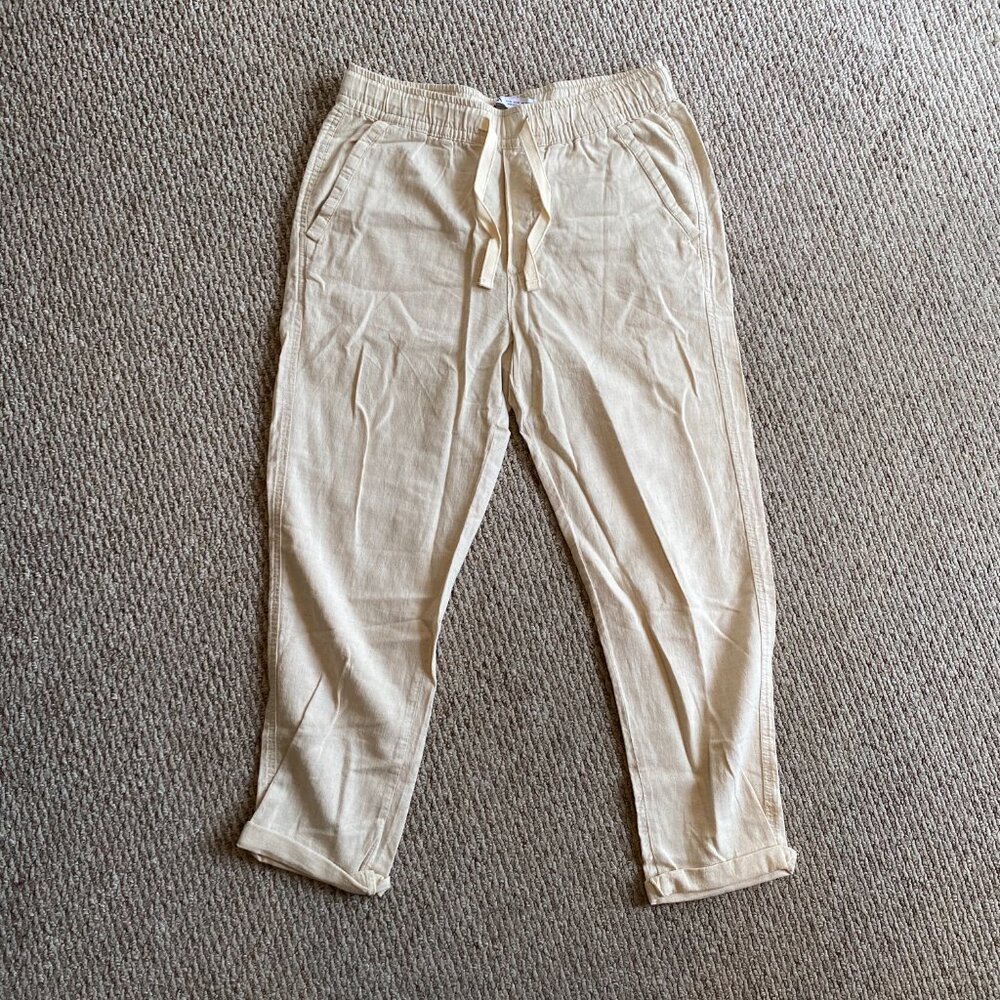 Cream Zara Casual Pants in Size M